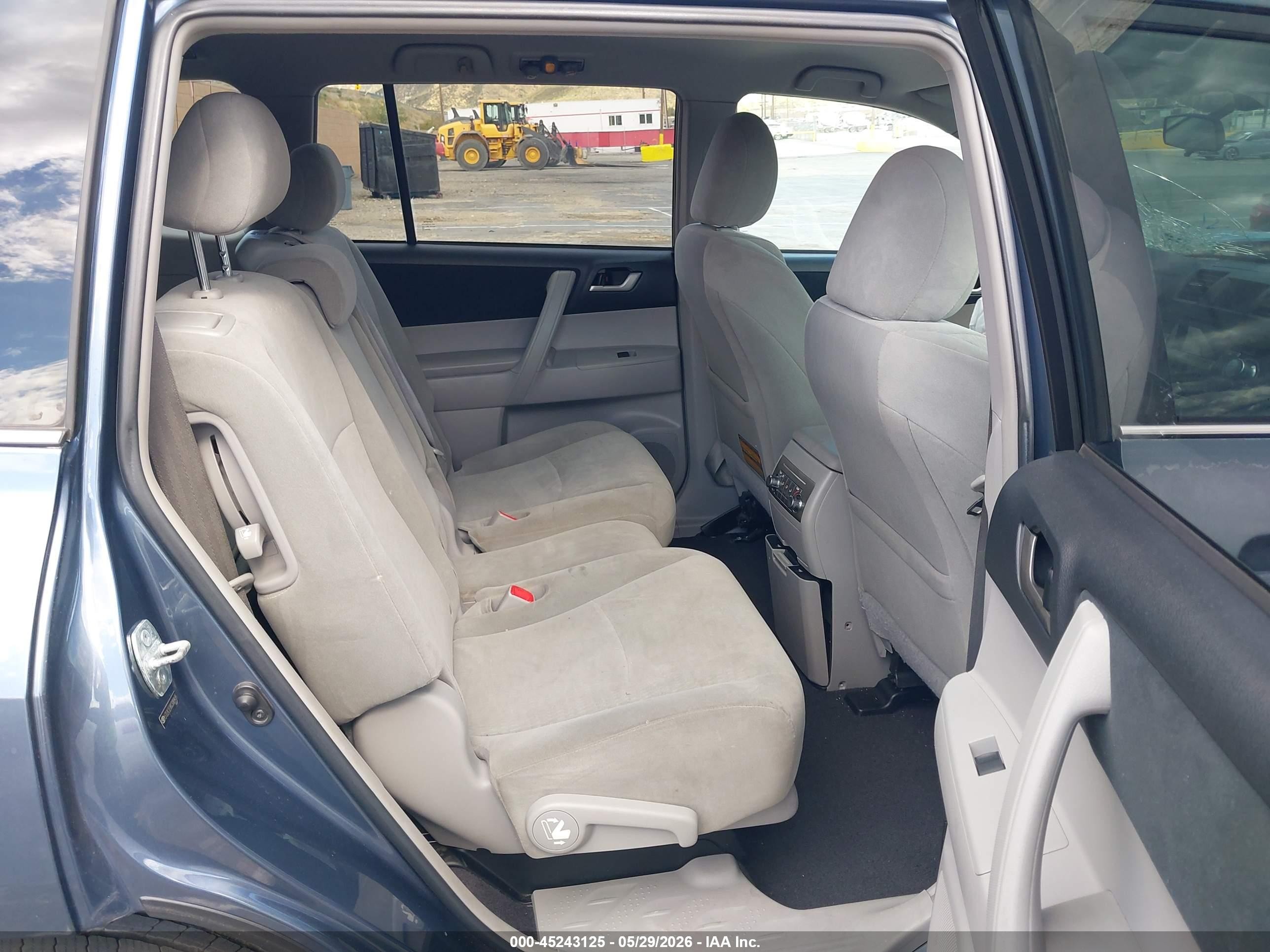 2012 Toyota Highlander Base V6 Blue vin: 5TDZK3EH8CS089495