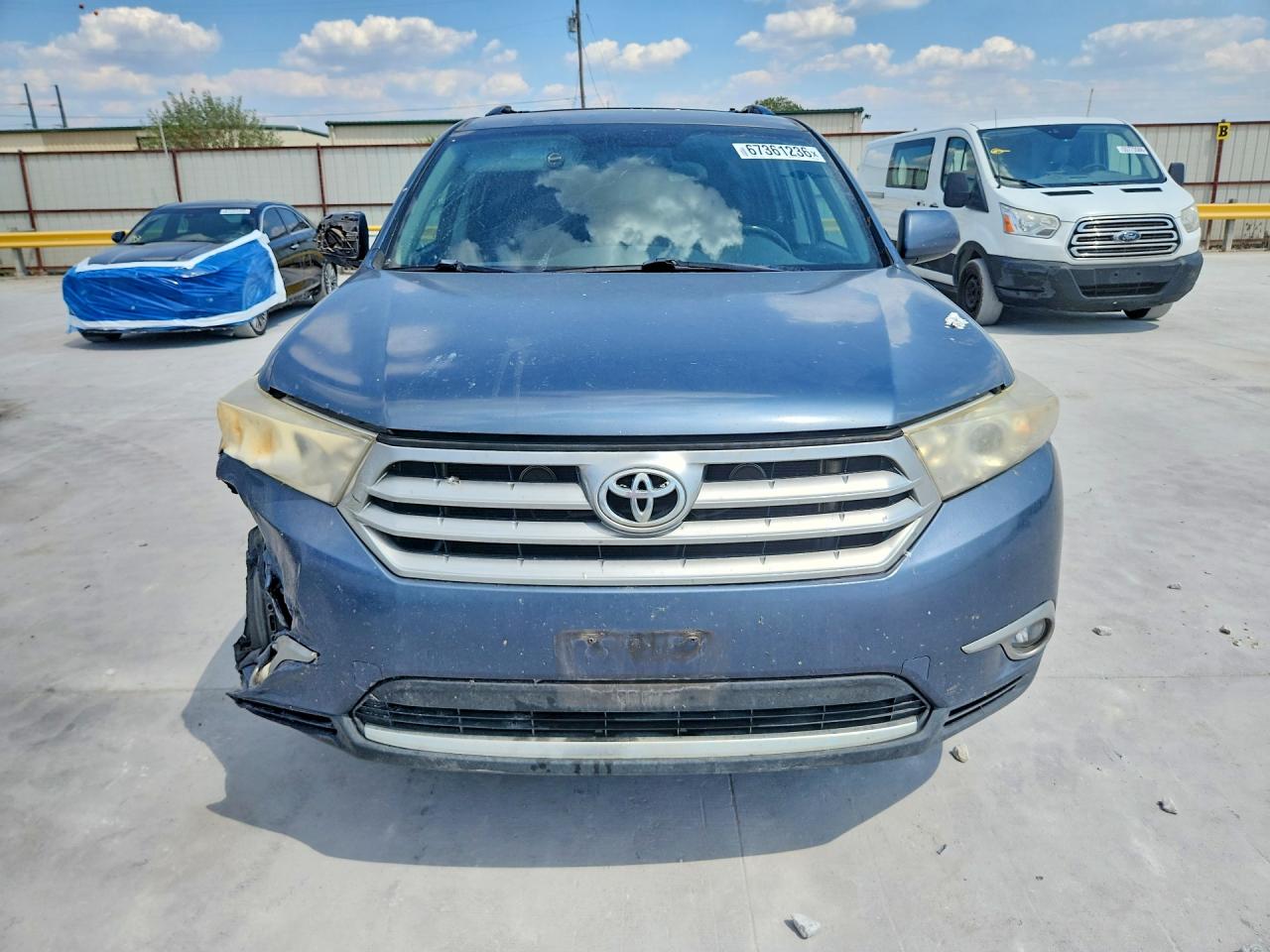 2013 Toyota Highlander Se Blue vin: 5TDZK3EH8DS116289