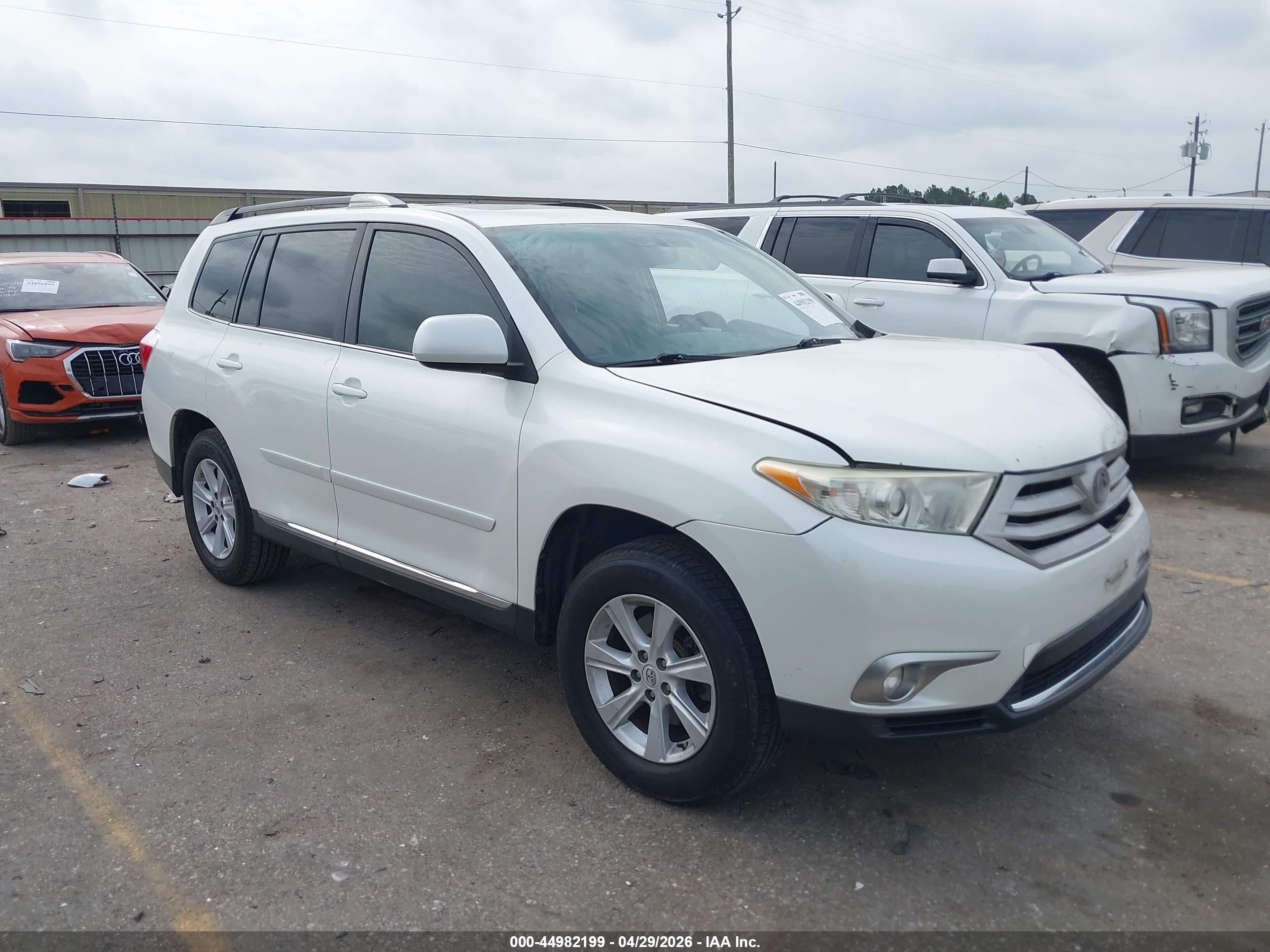 2011 Toyota Highlander Se V6 White vin: 5TDZK3EH9BS042345