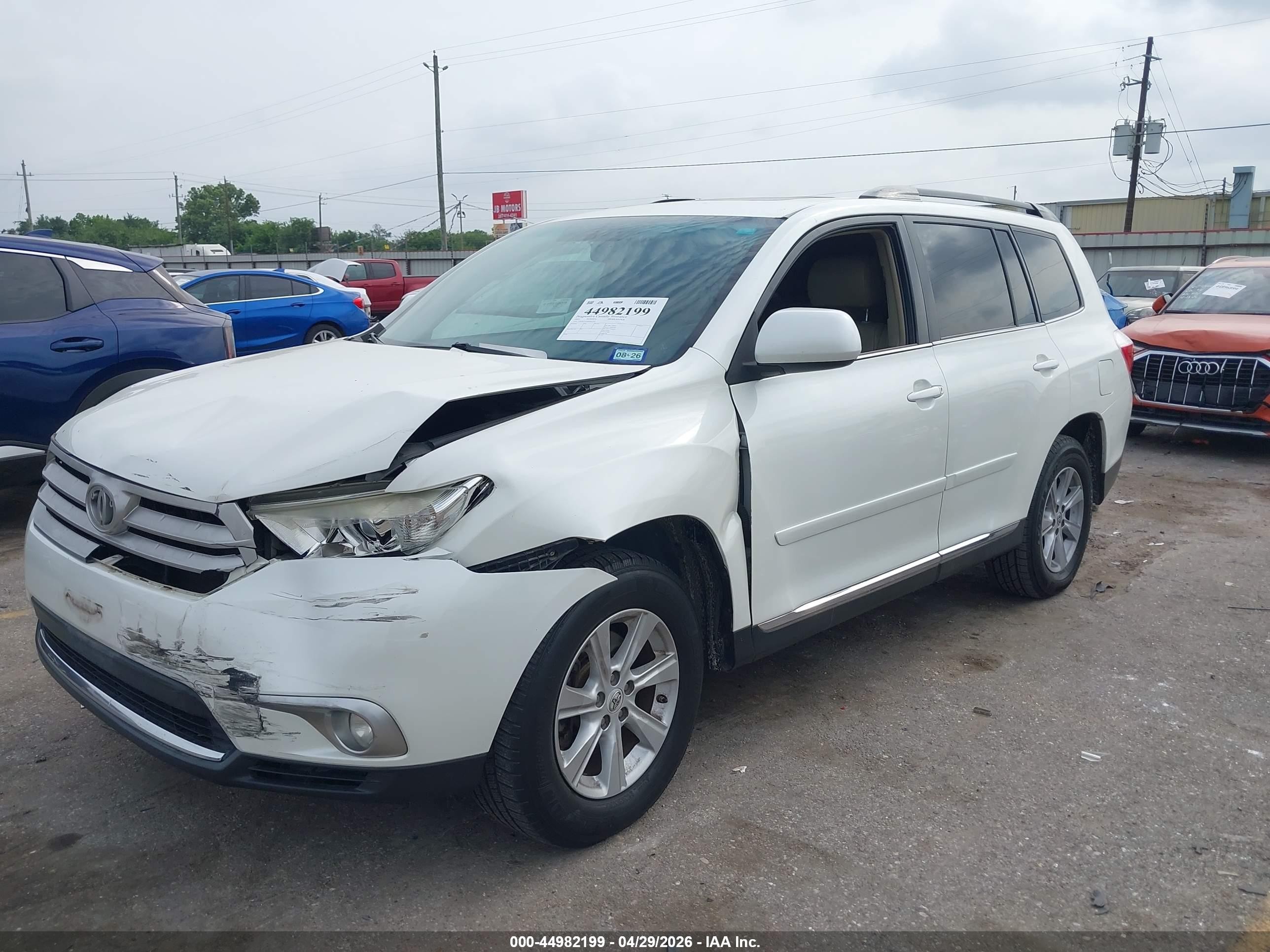 2011 Toyota Highlander Se V6 White vin: 5TDZK3EH9BS042345