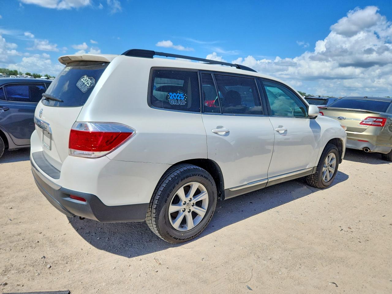 2013 Toyota Highlander Se White vin: 5TDZK3EH9DS114695