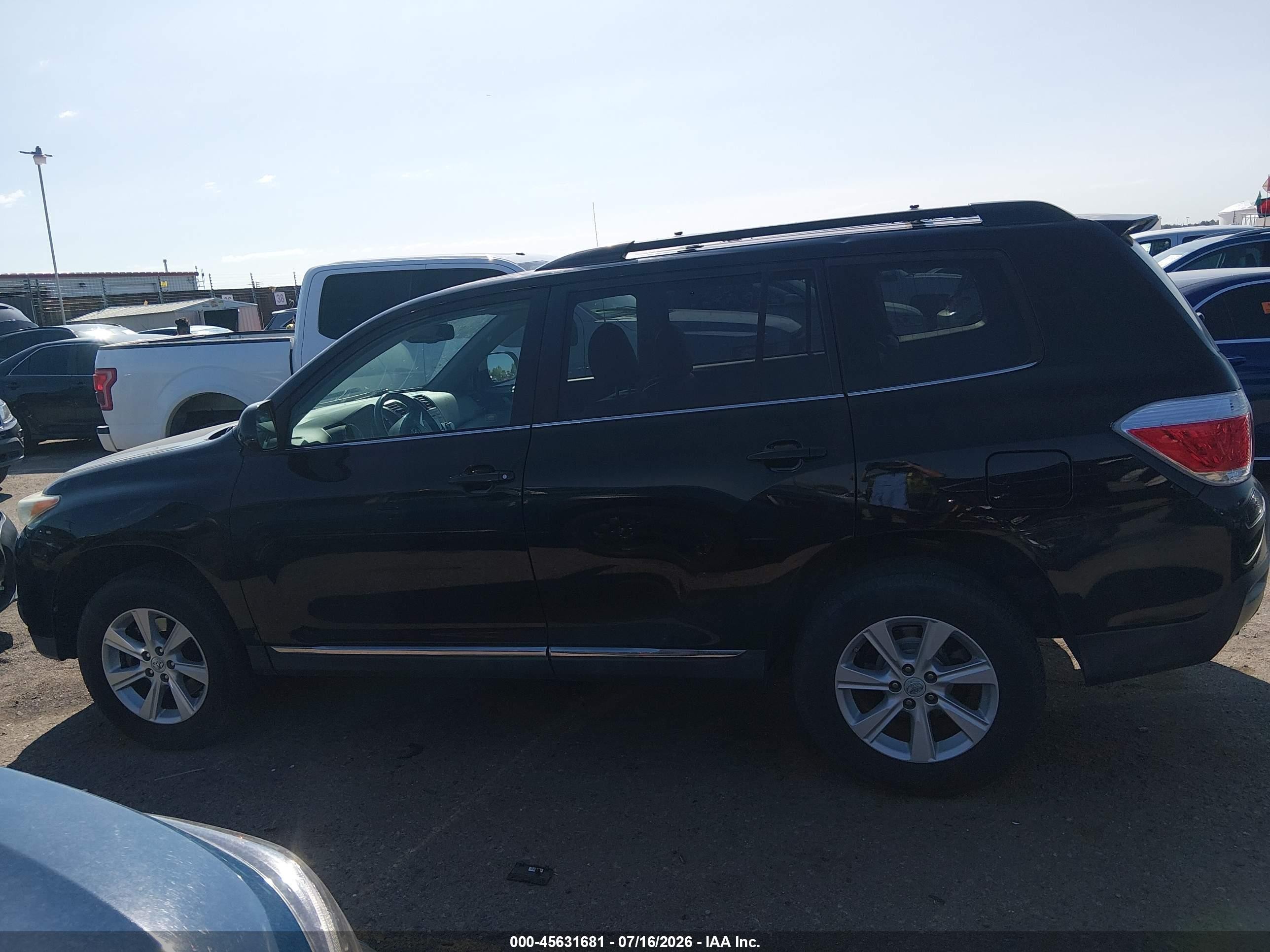 2011 Toyota Highlander Se V6 Черный vin: 5TDZK3EHXBS024307