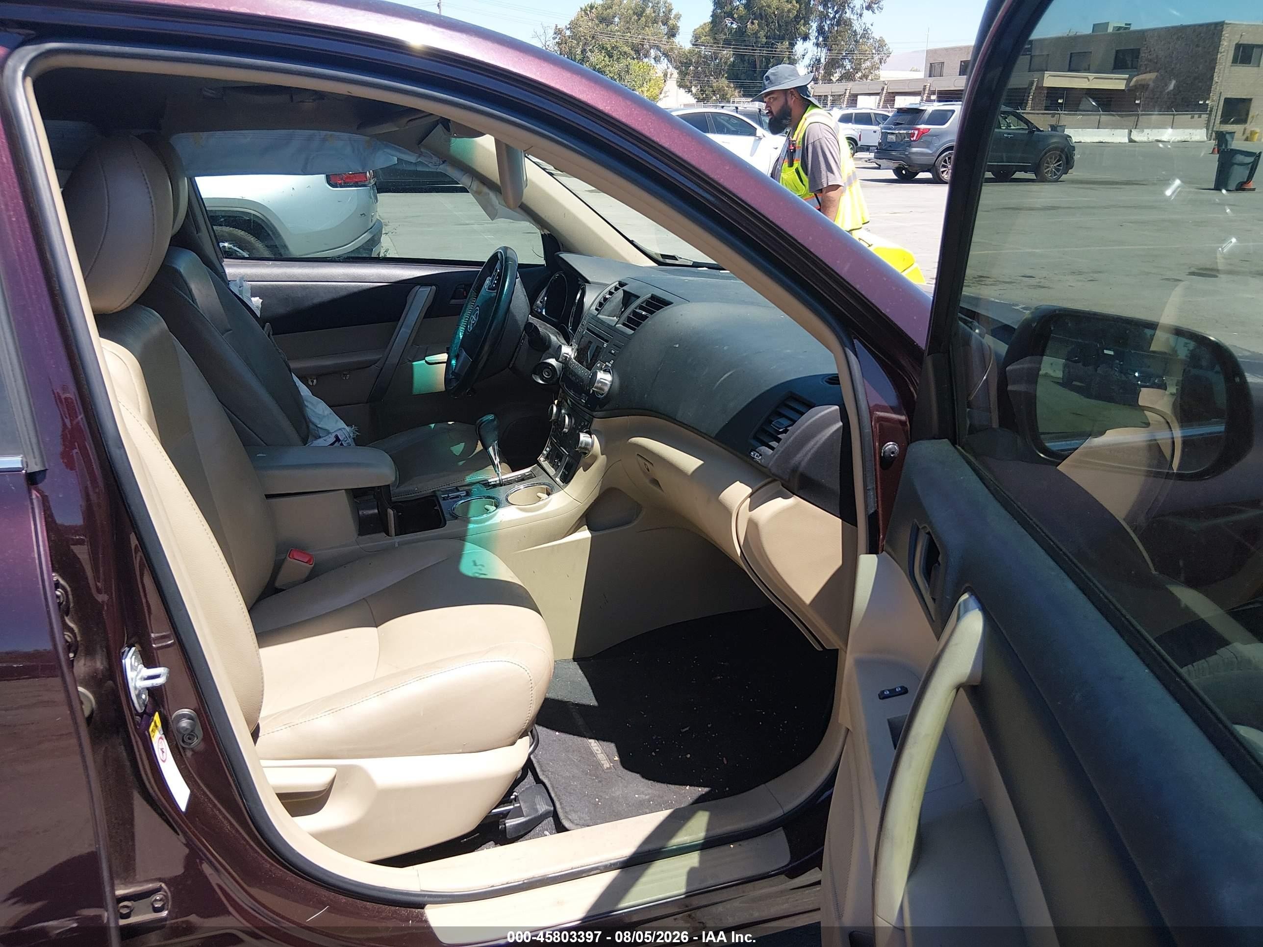 2011 Toyota Highlander Se V6 Burgundy vin: 5TDZK3EHXBS046307
