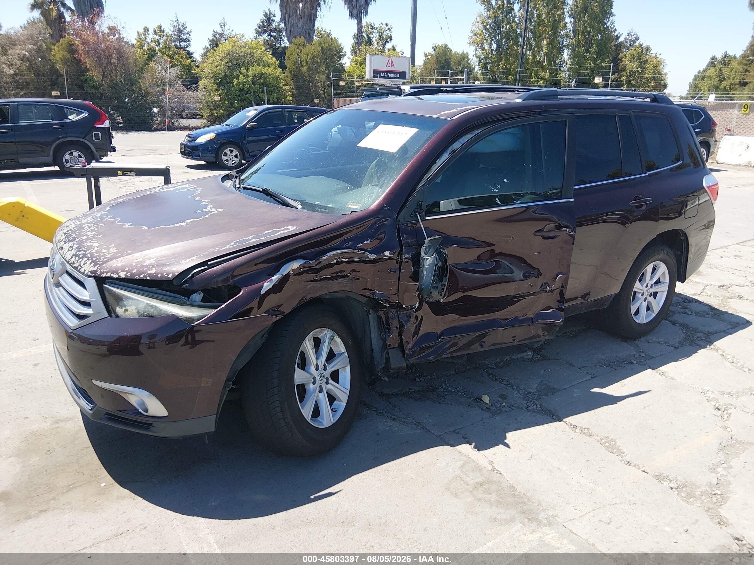2011 Toyota Highlander Se V6 Burgundy vin: 5TDZK3EHXBS046307