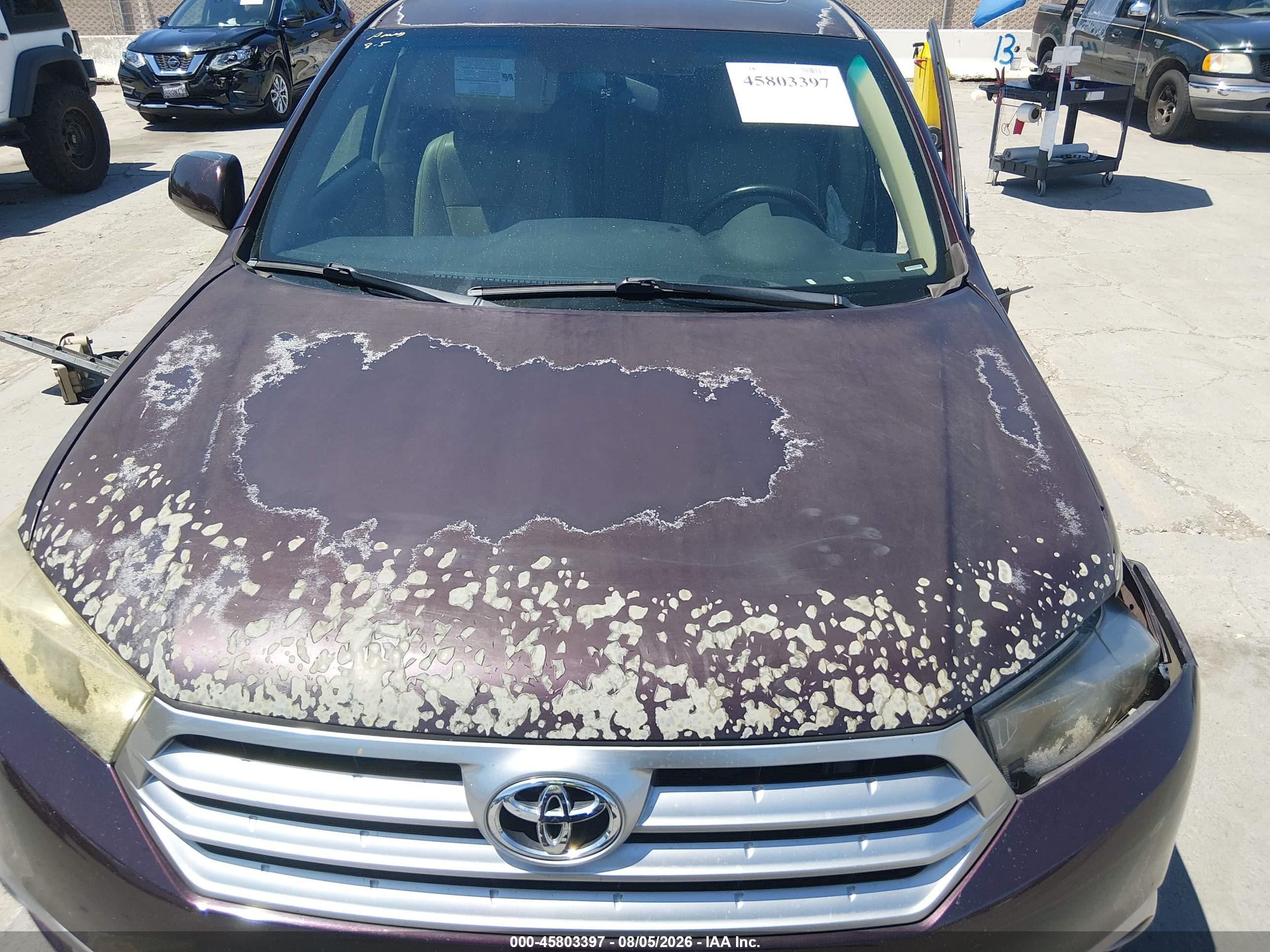 2011 Toyota Highlander Se V6 Burgundy vin: 5TDZK3EHXBS046307