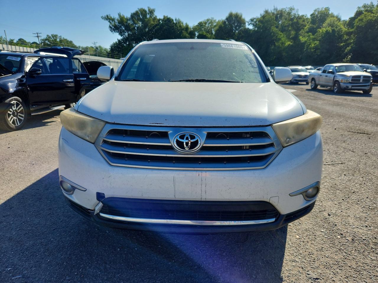 2011 Toyota Highlander Se White vin: 5TDZK3EHXBS046338