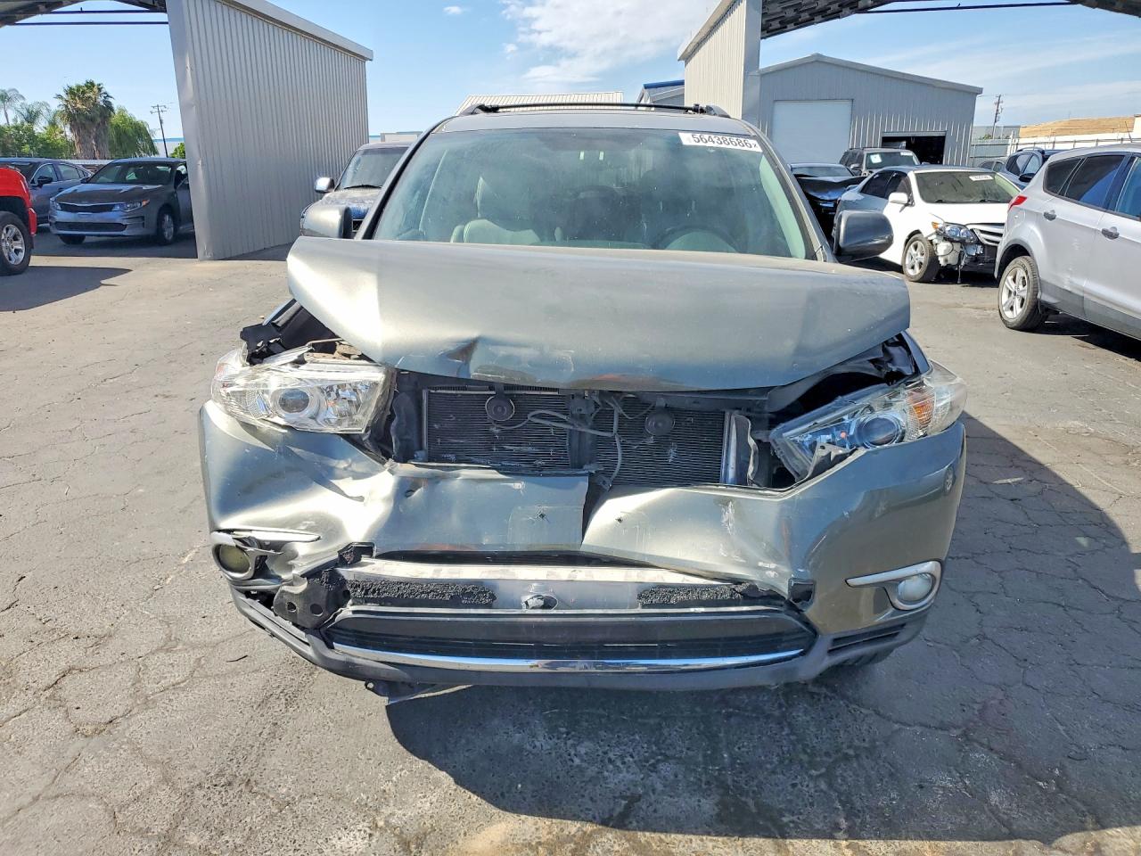 2012 Toyota Highlander Se Gray vin: 5TDZK3EHXCS063643