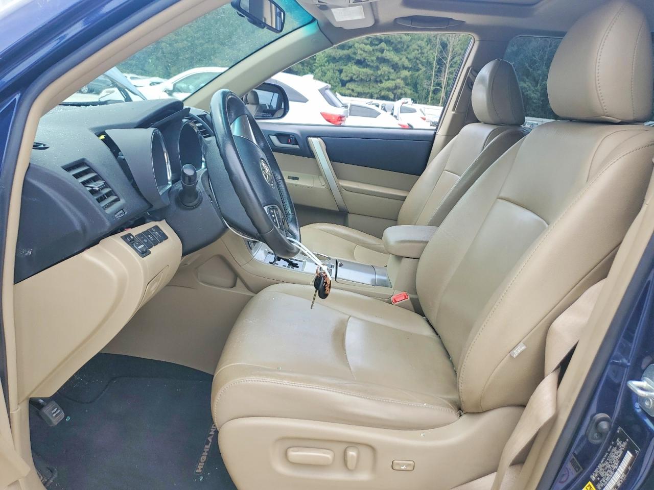2012 Toyota Highlander Se Blue vin: 5TDZK3EHXCS081852
