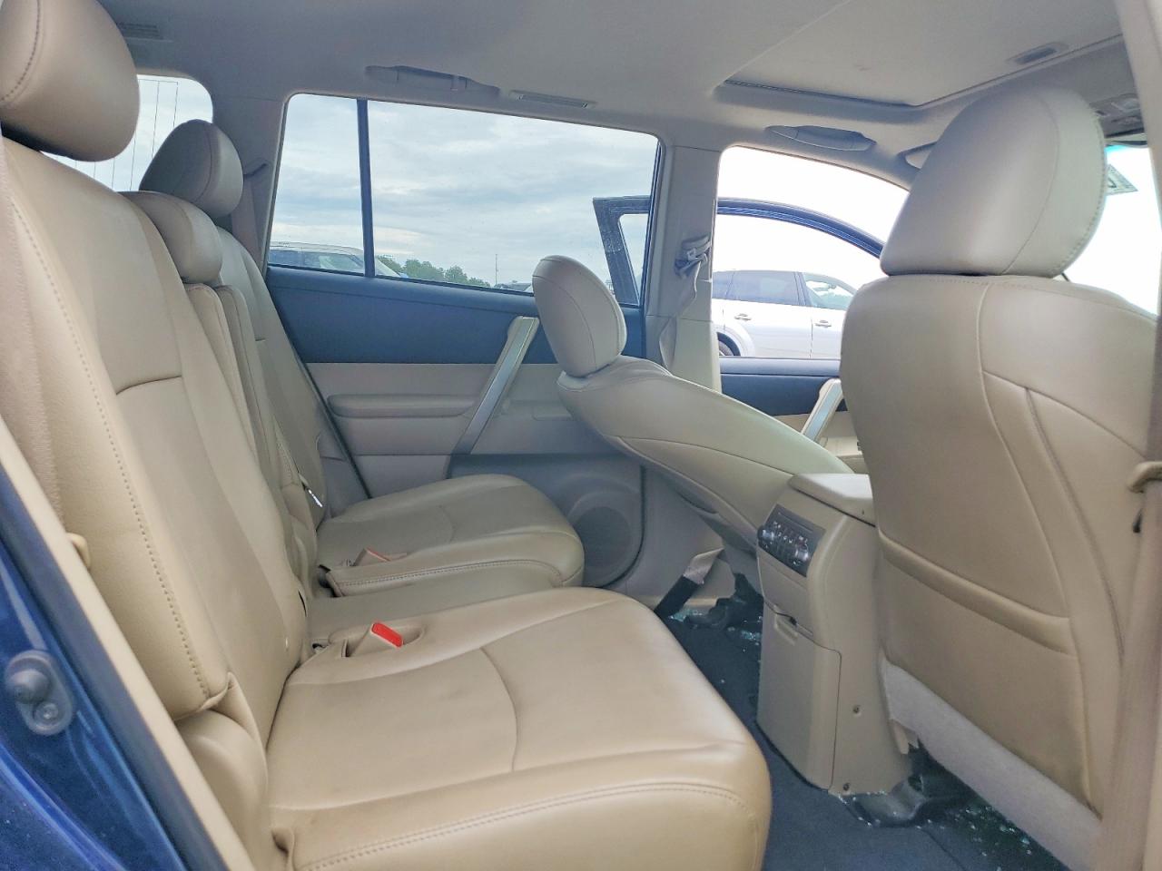 2012 Toyota Highlander Se Blue vin: 5TDZK3EHXCS081852