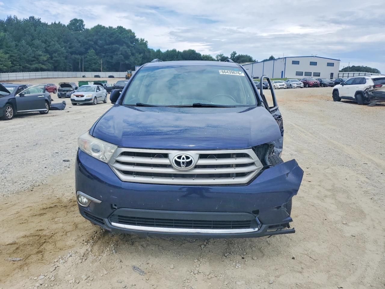 2012 Toyota Highlander Se Blue vin: 5TDZK3EHXCS081852