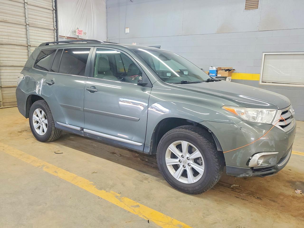 2013 Toyota Highlander Se Серый vin: 5TDZK3EHXDS117329