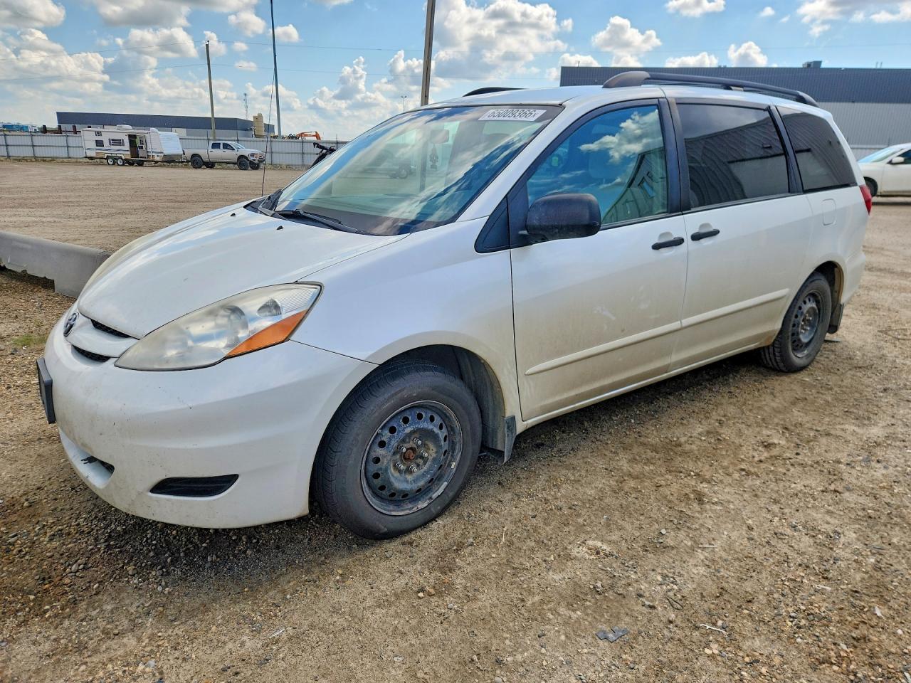 2010 Toyota Sienna Ce Белый vin: 5TDZK4CC3AS338201