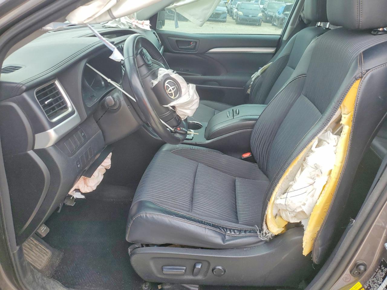 2014 Toyota Highlander Le Plus Gray vin: 5TDZKRFH0ES017002