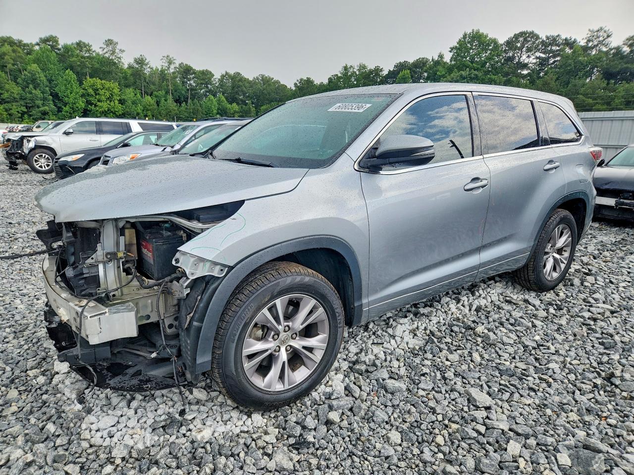 2015 Toyota Highlander Le Plus Silver vin: 5TDZKRFH1FS075752