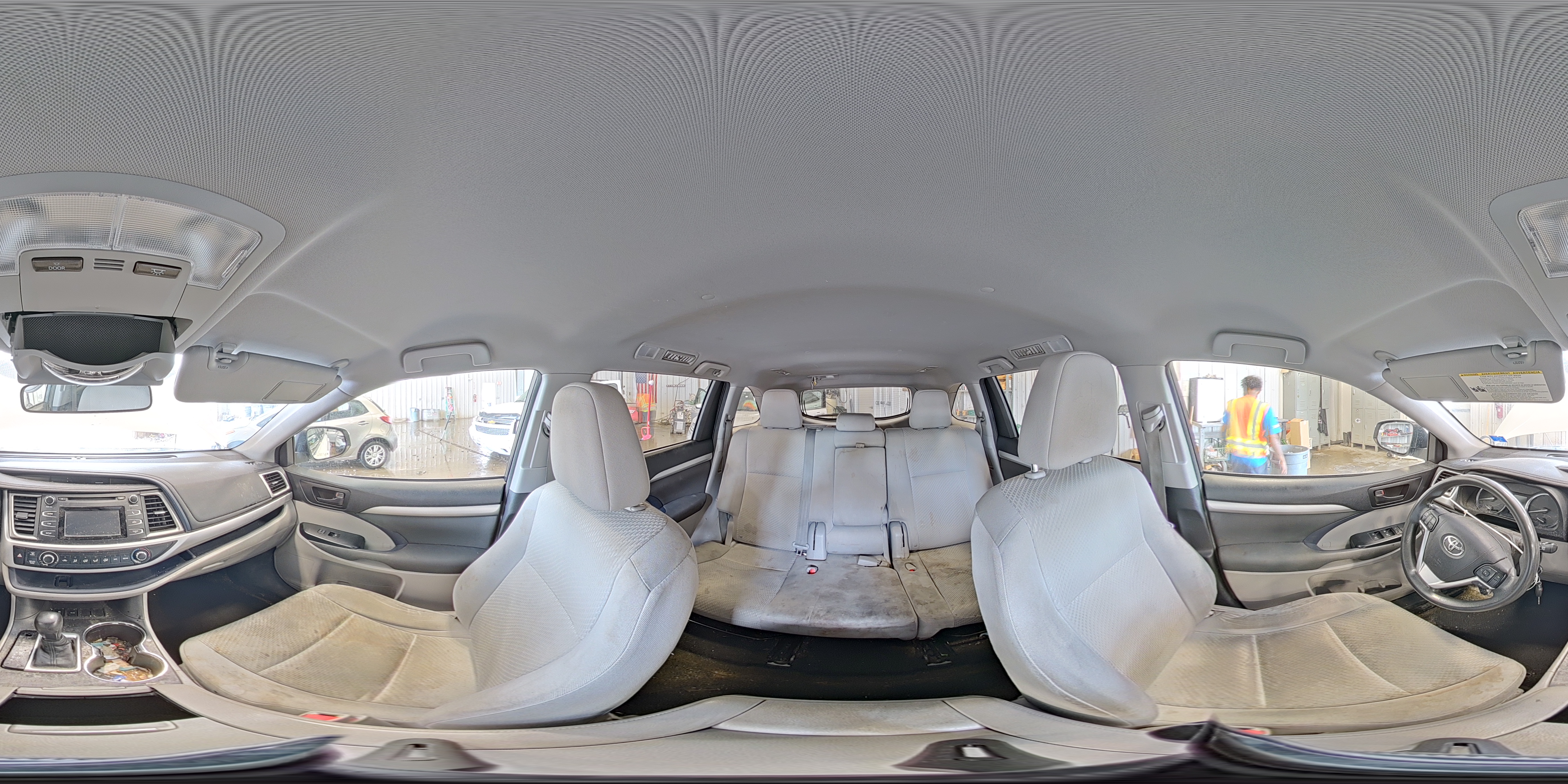 2015 Toyota Highlander Le White vin: 5TDZKRFH1FS109768
