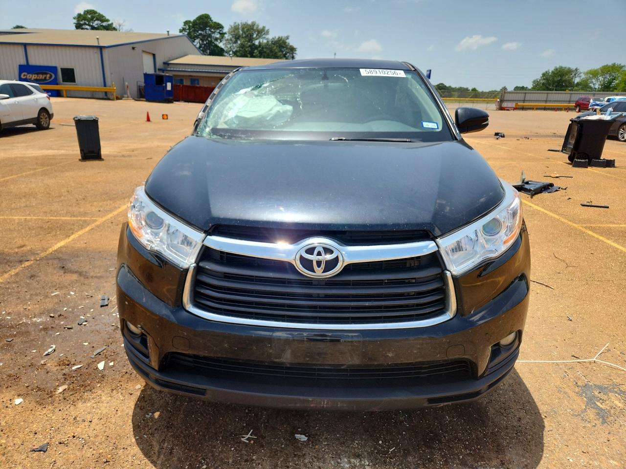 2014 Toyota Highlander Le Plus Black vin: 5TDZKRFH2ES027109