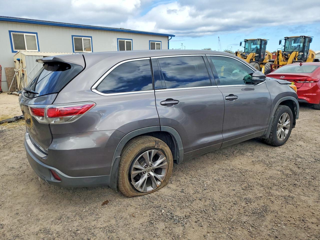 2014 Toyota Highlander Le Gray vin: 5TDZKRFH3ES037499
