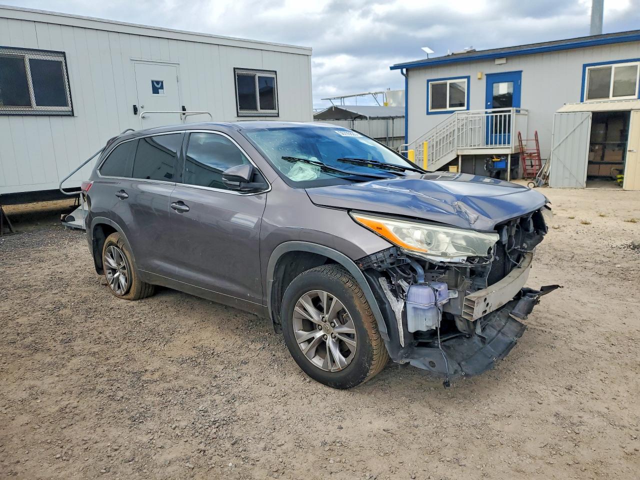 2014 Toyota Highlander Le Gray vin: 5TDZKRFH3ES037499