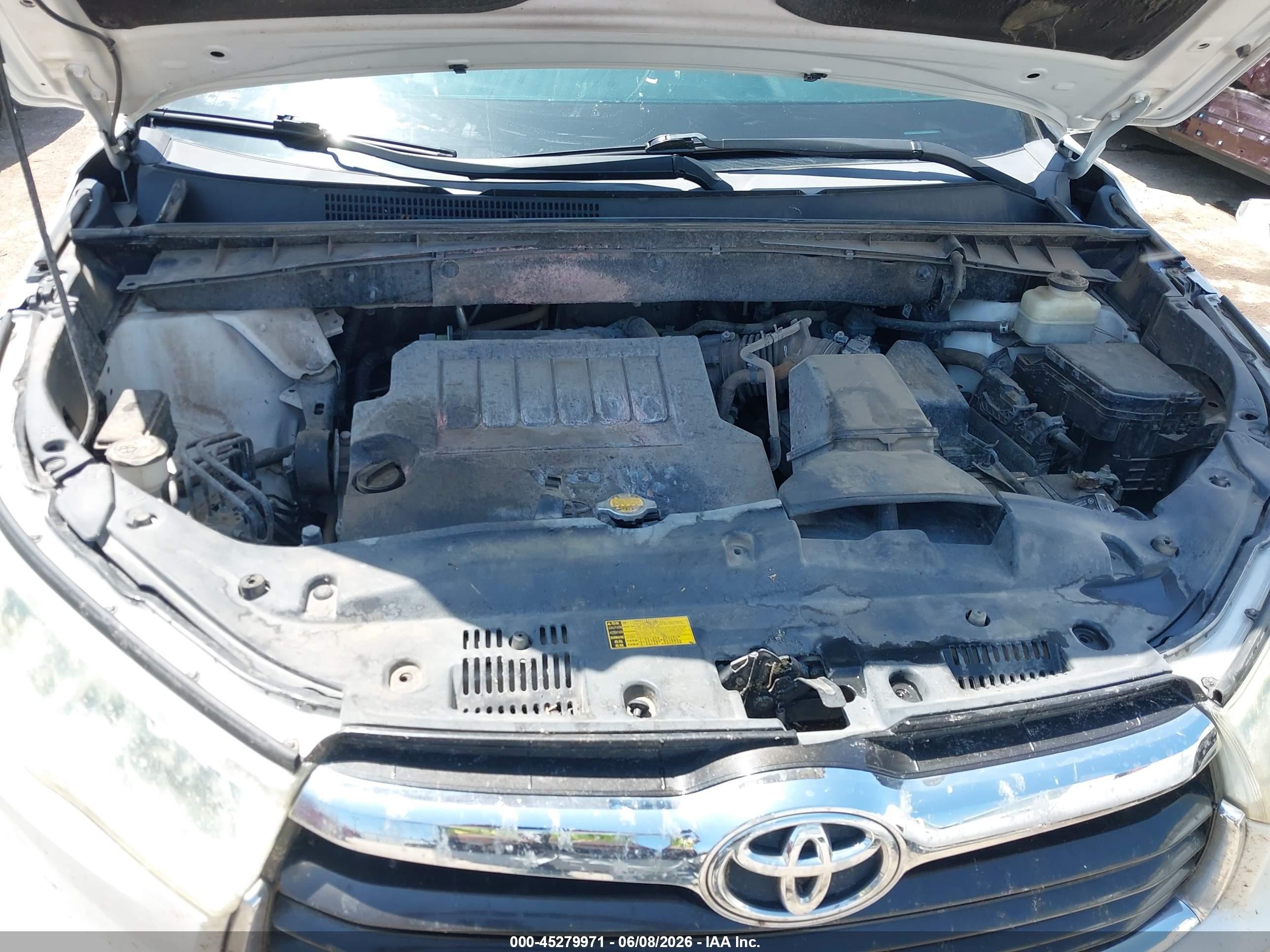 2015 Toyota Highlander Le Plus V6 Белый vin: 5TDZKRFH3FS044034