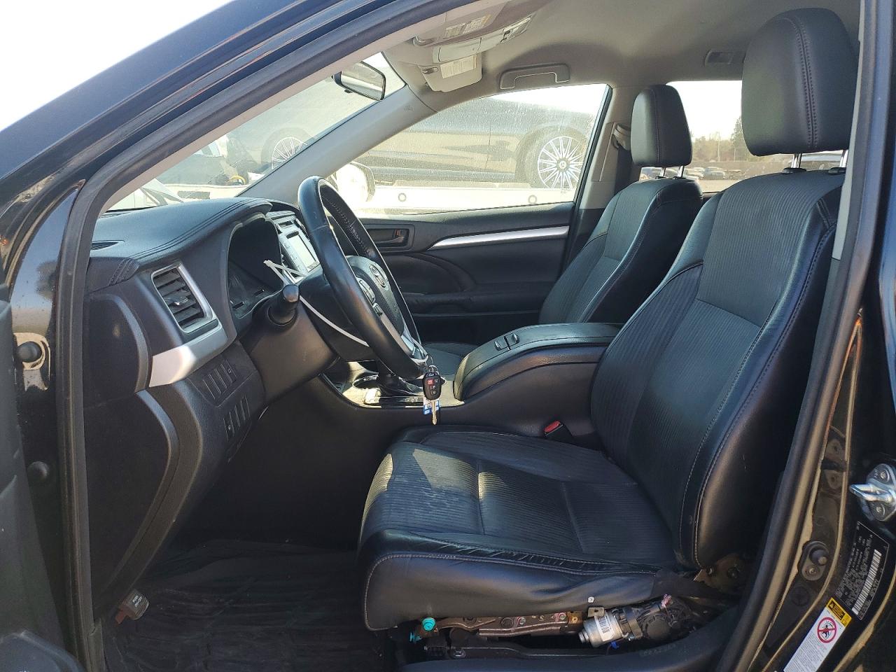 2015 Toyota Highlander Le Plus Black vin: 5TDZKRFH4FS107934