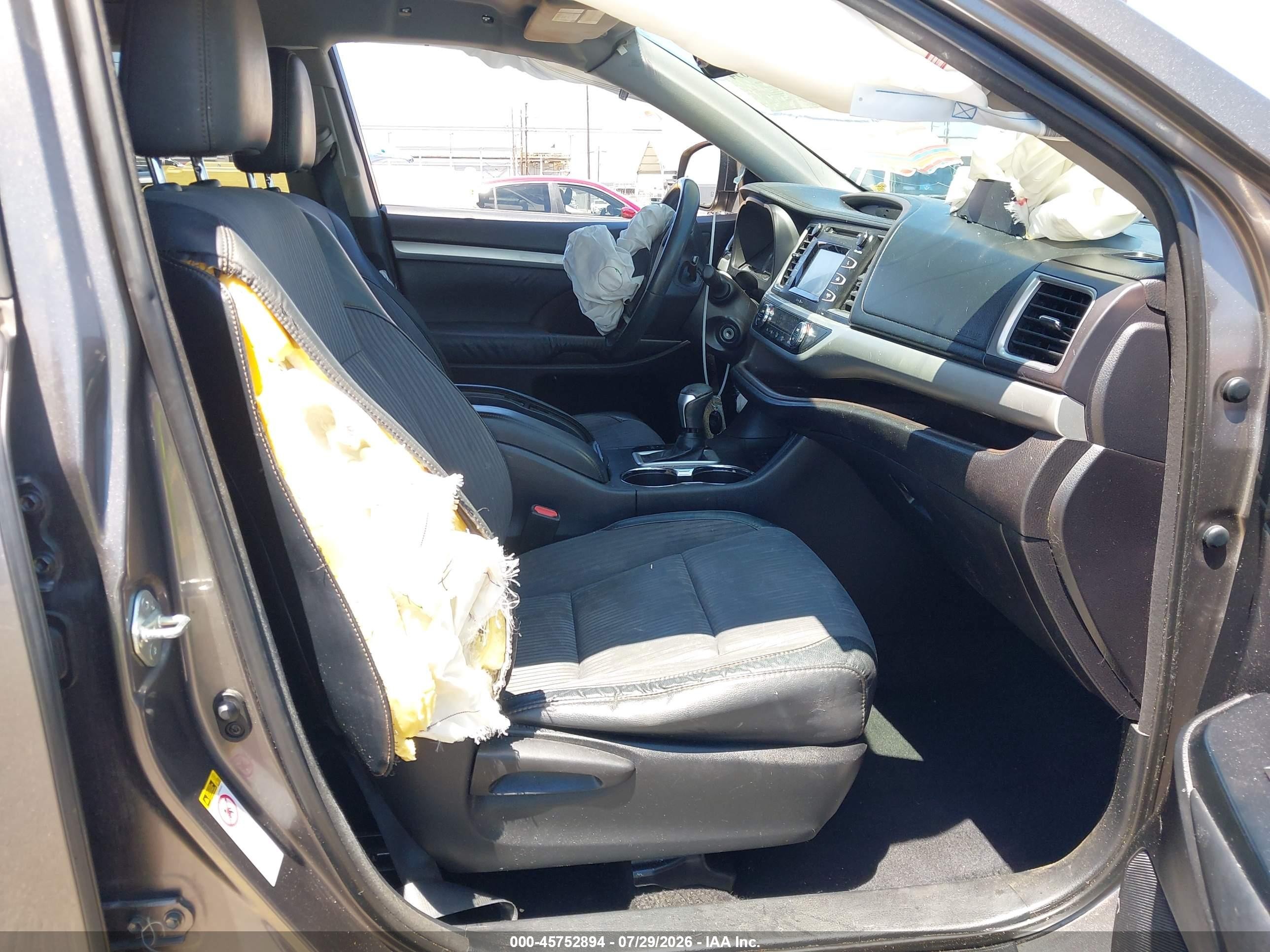 2015 Toyota Highlander Le Plus V6 Black vin: 5TDZKRFH5FS050207