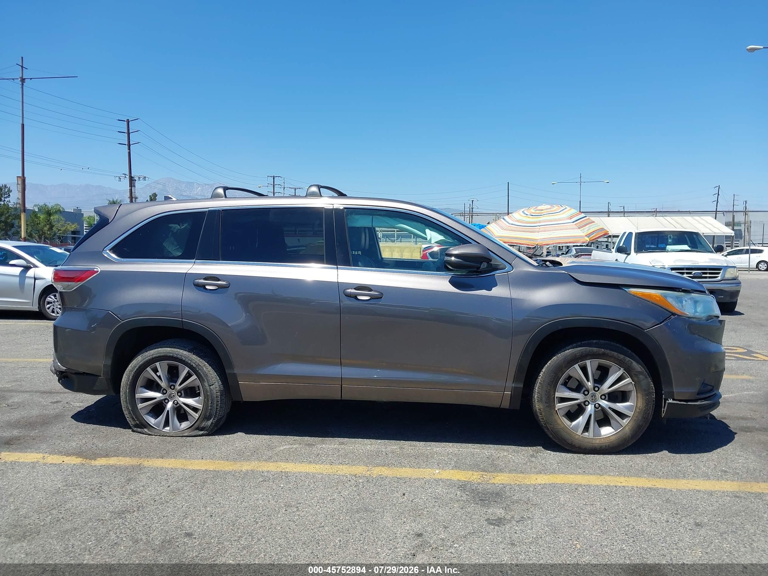 2015 Toyota Highlander Le Plus V6 Black vin: 5TDZKRFH5FS050207