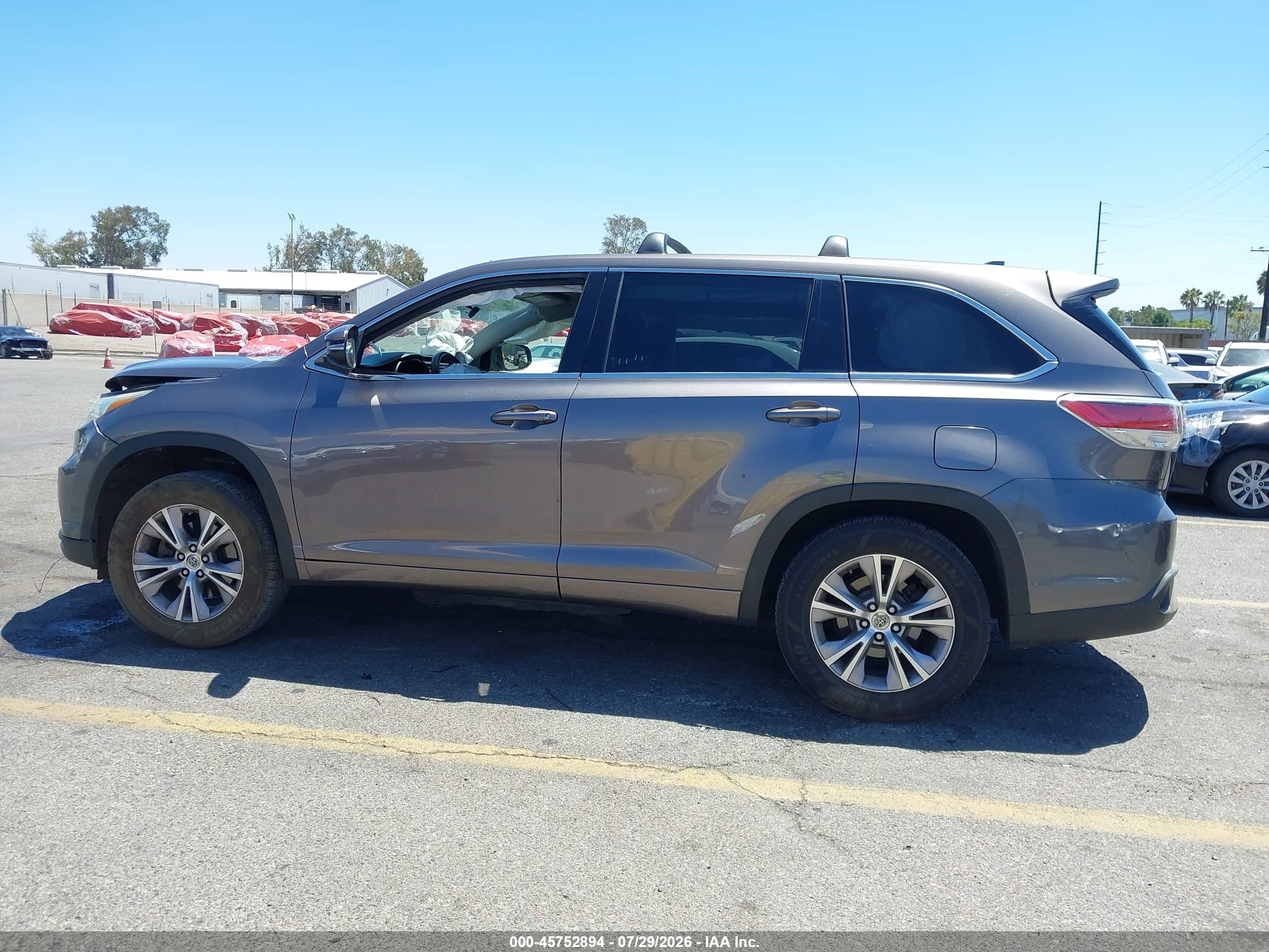 2015 Toyota Highlander Le Plus V6 Black vin: 5TDZKRFH5FS050207