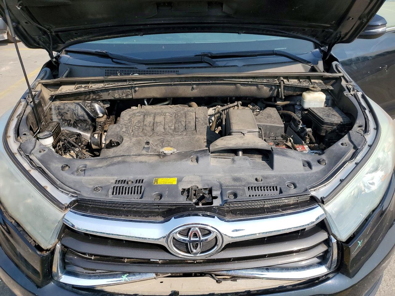2015 Toyota Highlander Le Plus Black vin: 5TDZKRFH6FS088402