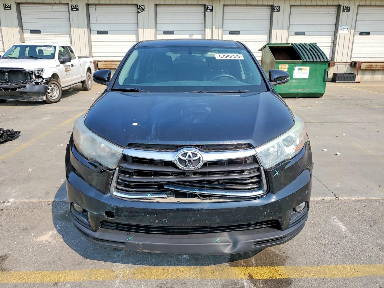 2015 Toyota Highlander Le Plus Black vin: 5TDZKRFH6FS088402