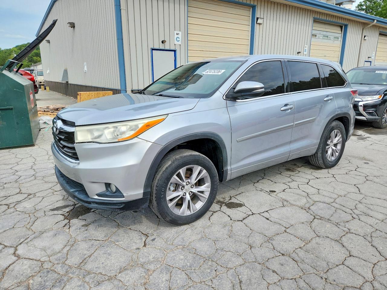 2014 Toyota Highlander Le Plus Серый vin: 5TDZKRFH9ES023218