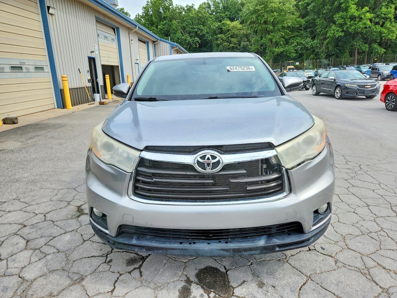 2014 Toyota Highlander Le Plus Серый vin: 5TDZKRFH9ES023218