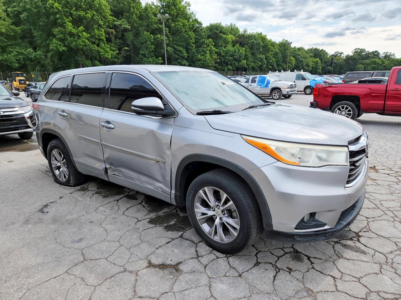2014 Toyota Highlander Le Plus Серый vin: 5TDZKRFH9ES023218