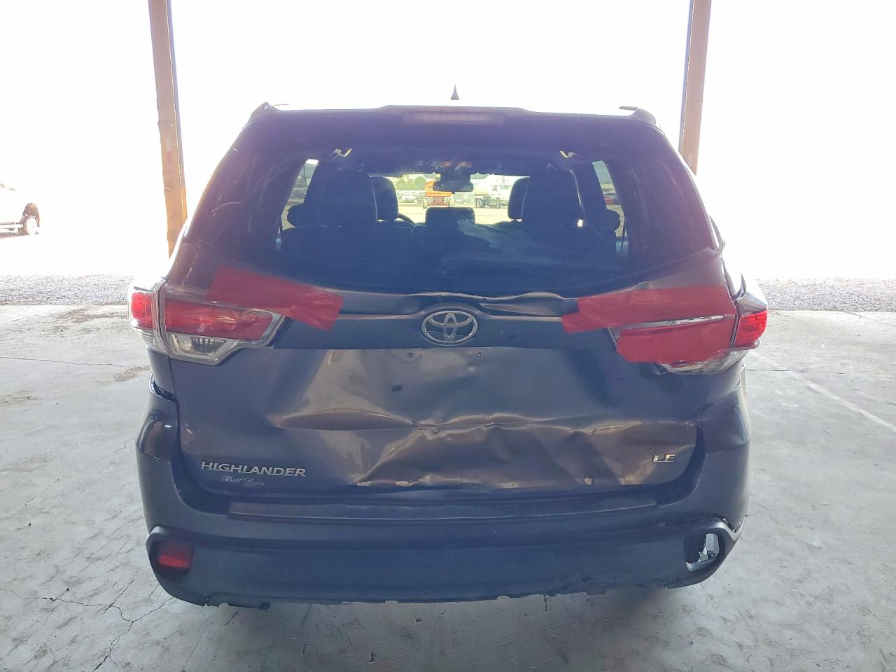 2015 Toyota Highlander Le Plus Gray vin: 5TDZKRFH9FS073232