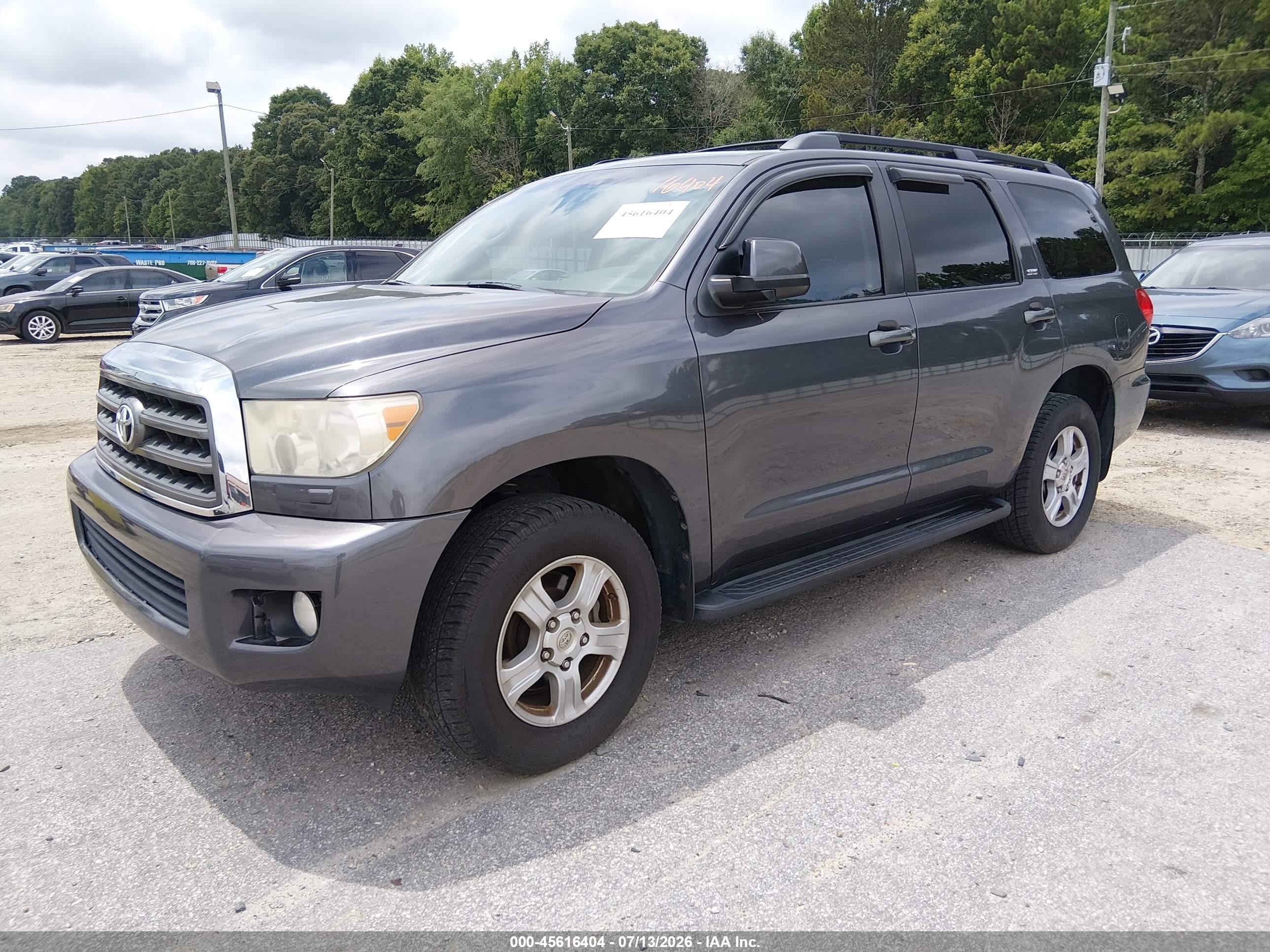 2011 Toyota Sequoia Sr5 4.6l V8 Серый vin: 5TDZM5G12BS002694