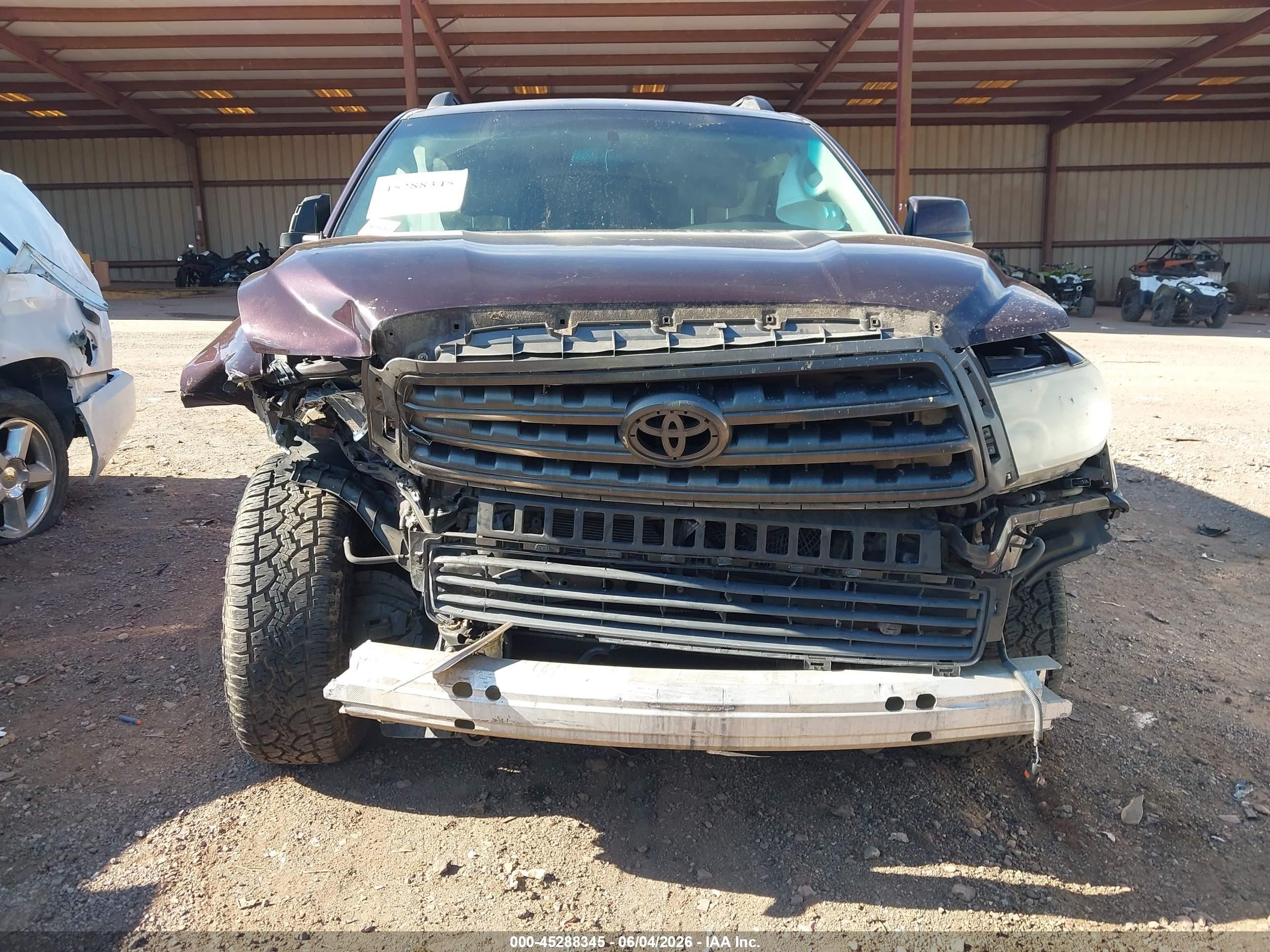 2012 Toyota Sequoia Sr5 4.6l V8 Purple vin: 5TDZM5G14CS003735