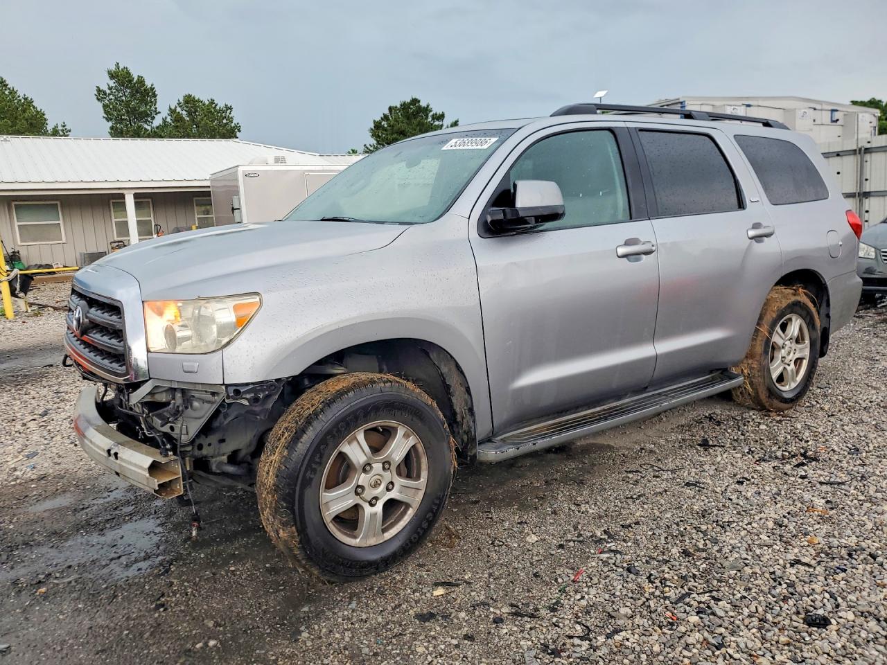 2010 Toyota Sequoia Sr5 Серебряный vin: 5TDZM5G15AS001313