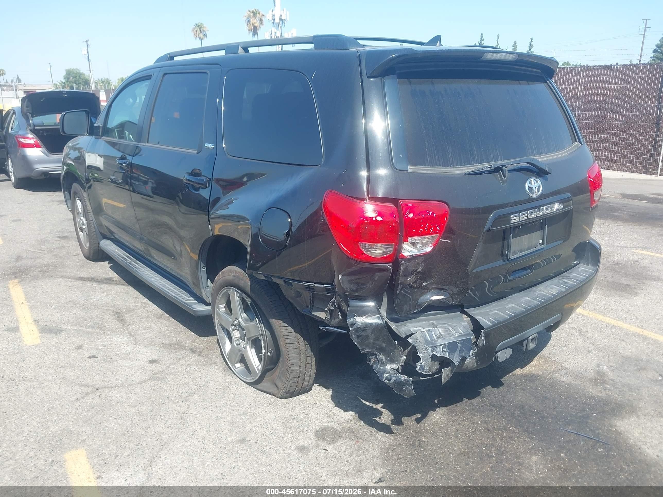 2011 Toyota Sequoia Sr5 4.6l V8 Black vin: 5TDZM5G17BS003193