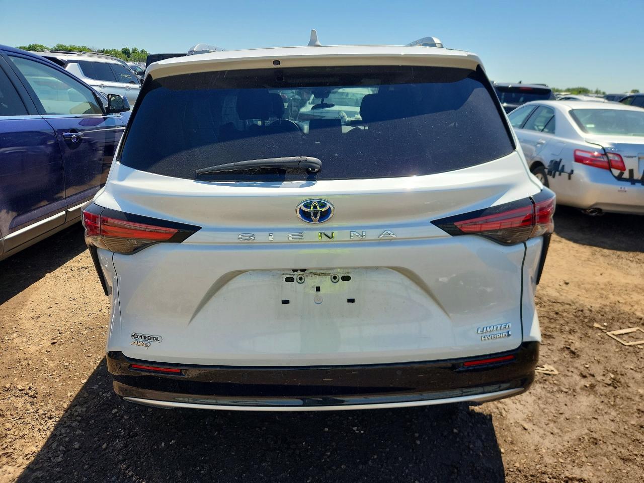 2023 Toyota Sienna Limited 7-passenger Белый vin: 5TDZSKFC9PS097334