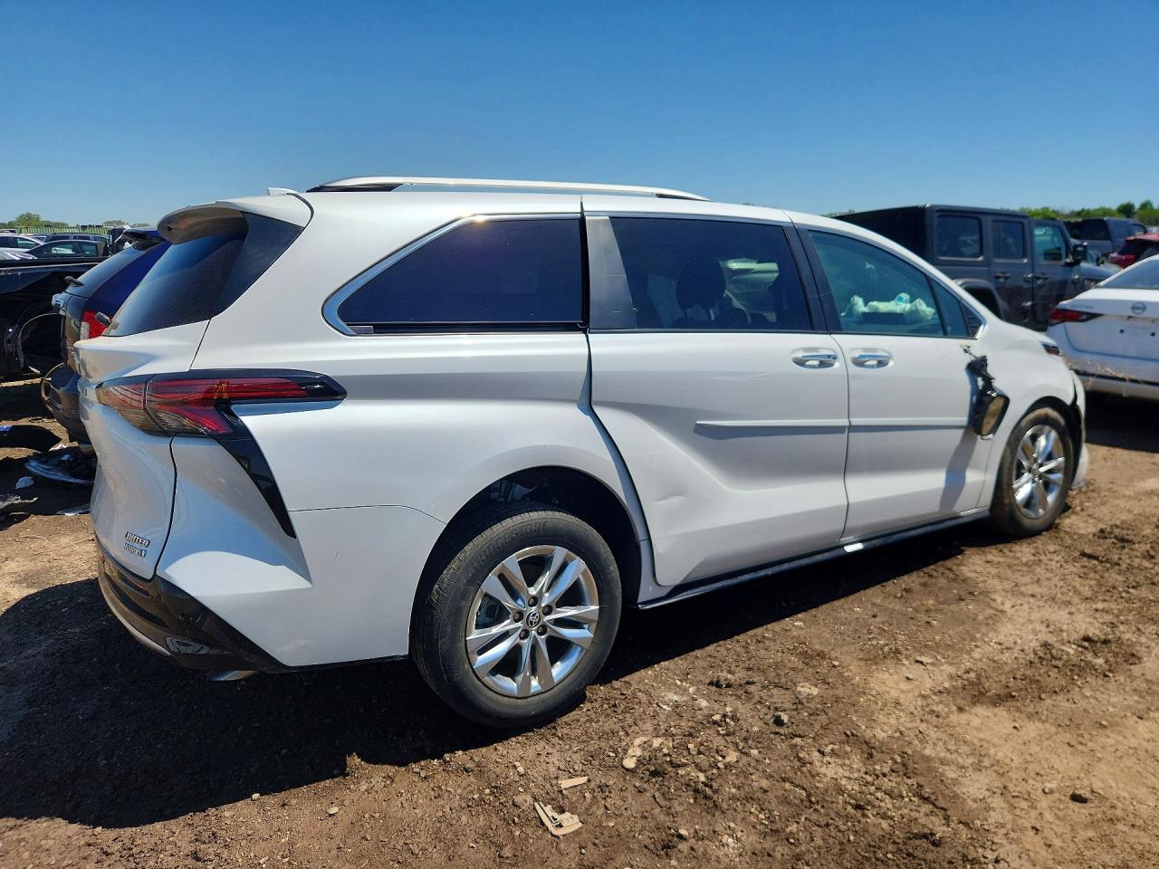 2023 Toyota Sienna Limited 7-passenger Белый vin: 5TDZSKFC9PS097334