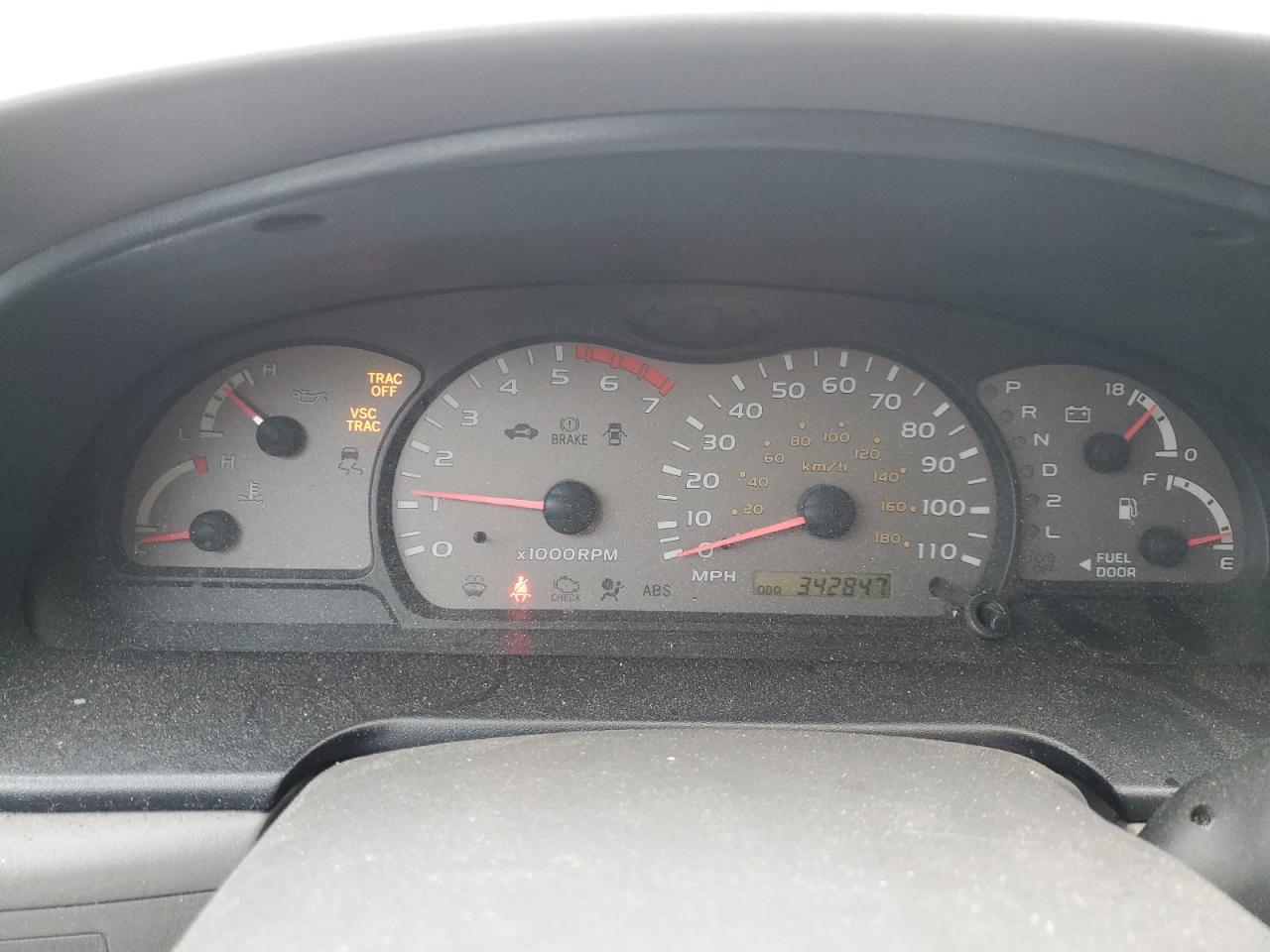 2001 Toyota Sequoia Sr5 Серый vin: 5TDZT34A01S020878
