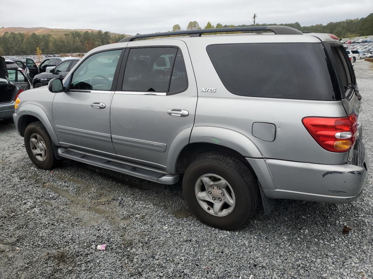 2001 Toyota Sequoia Sr5 Серый vin: 5TDZT34A01S020878