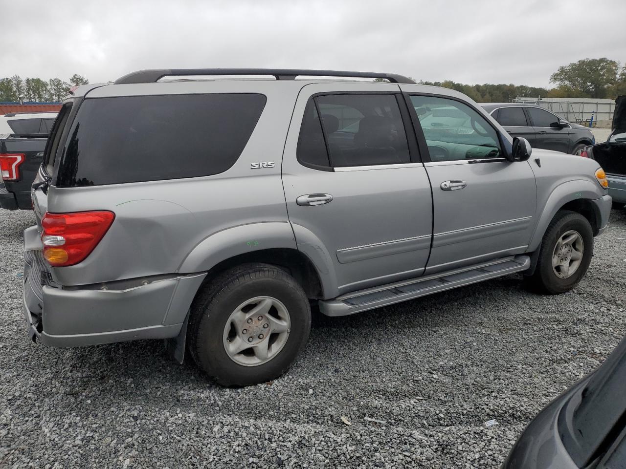 2001 Toyota Sequoia Sr5 Серый vin: 5TDZT34A01S020878