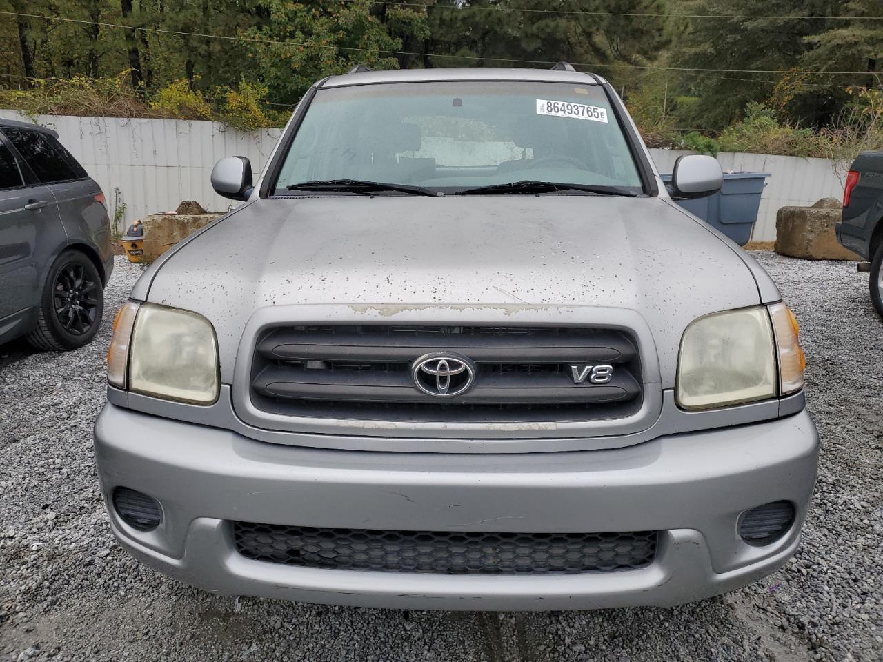 2001 Toyota Sequoia Sr5 Серый vin: 5TDZT34A01S020878
