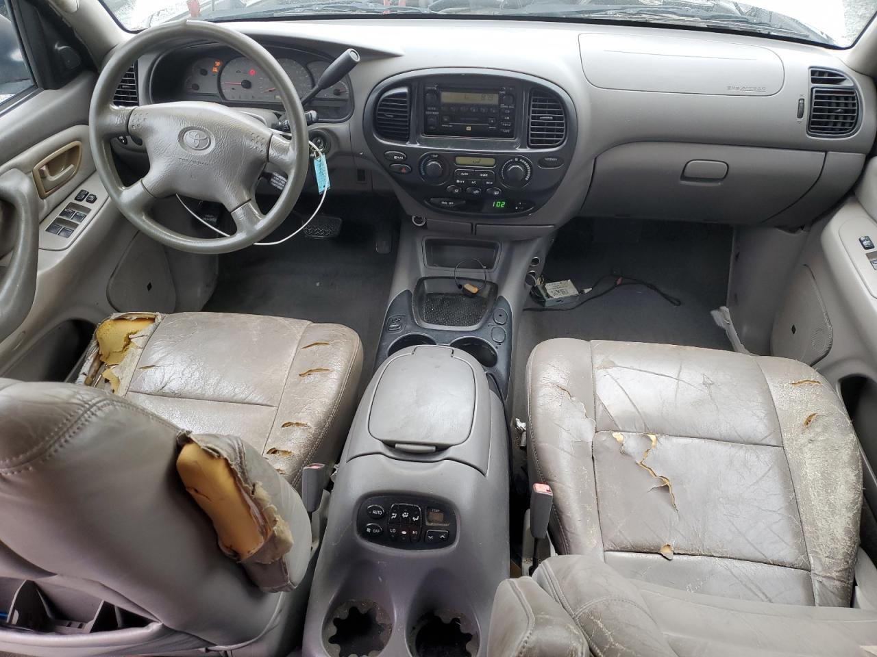 2001 Toyota Sequoia Sr5 Серый vin: 5TDZT34A01S020878