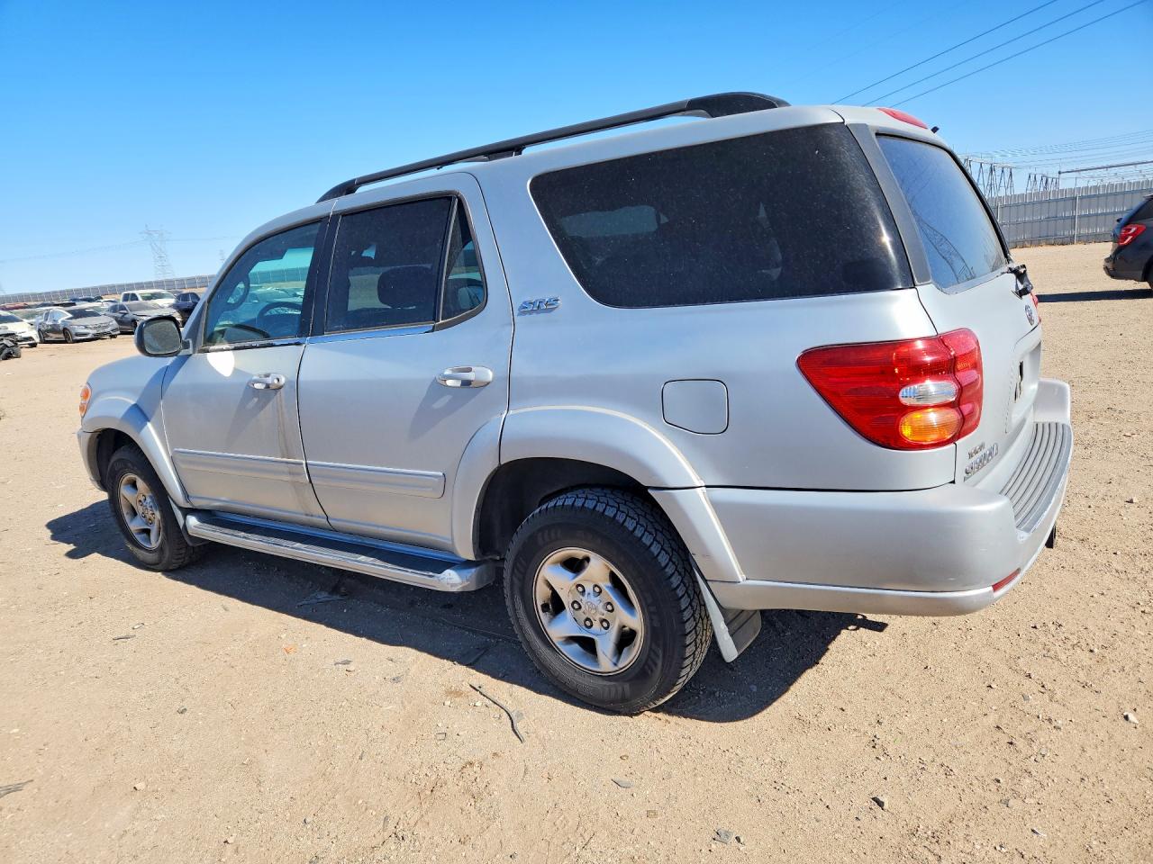2002 Toyota Sequoia Sr5 Silver vin: 5TDZT34A02S085926