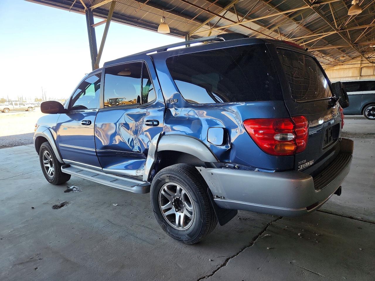 2004 Toyota Sequoia Sr5 Blue vin: 5TDZT34A04S237111
