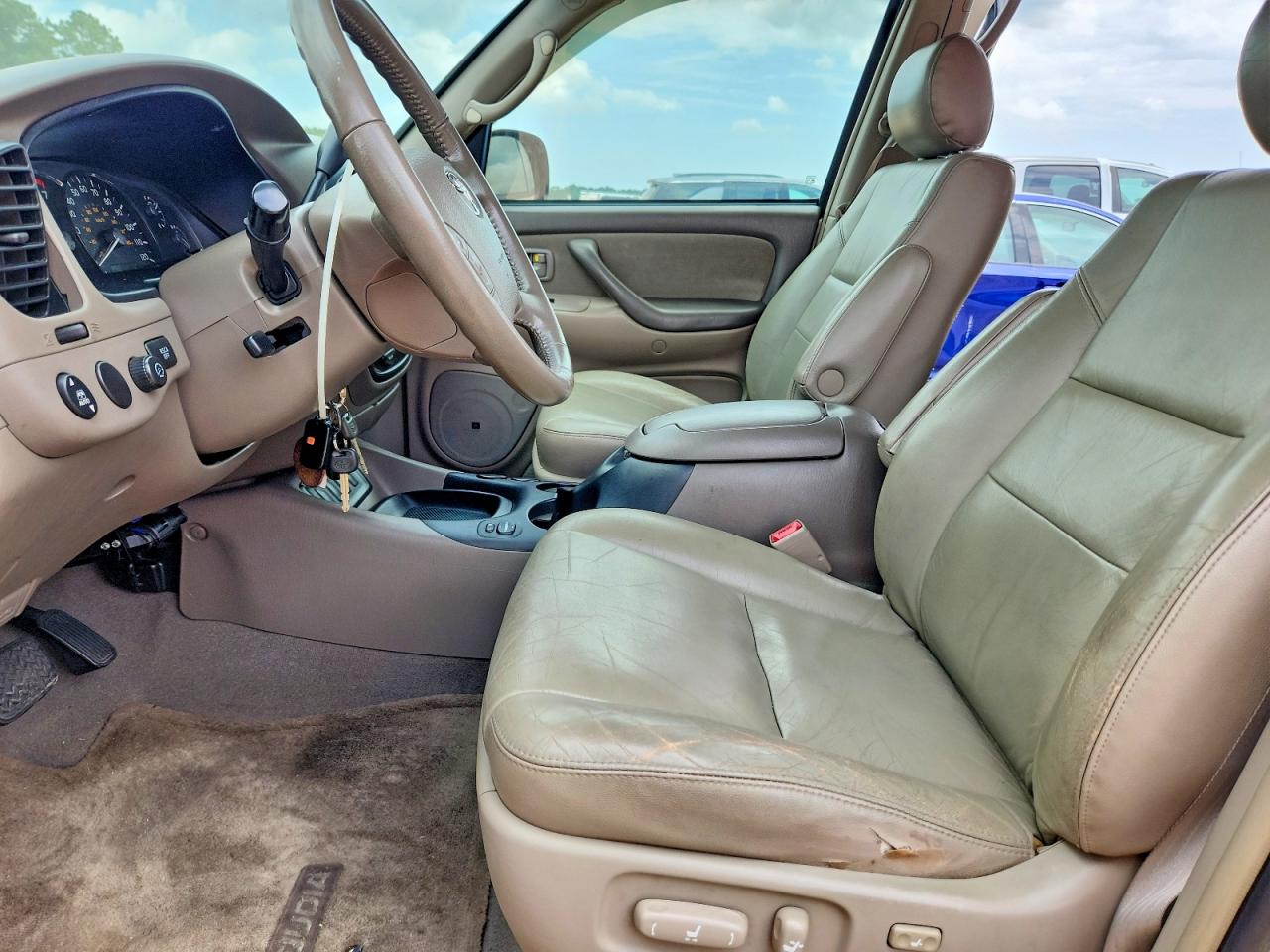 2007 Toyota Sequoia Sr5 Tan vin: 5TDZT34A07S290931