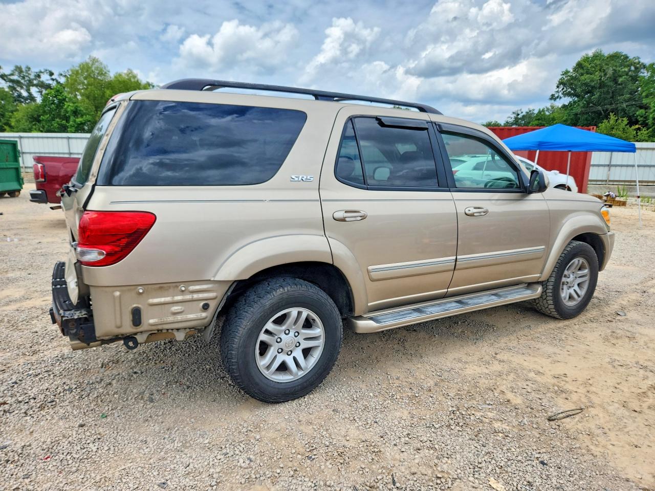 2007 Toyota Sequoia Sr5 Tan vin: 5TDZT34A07S290931