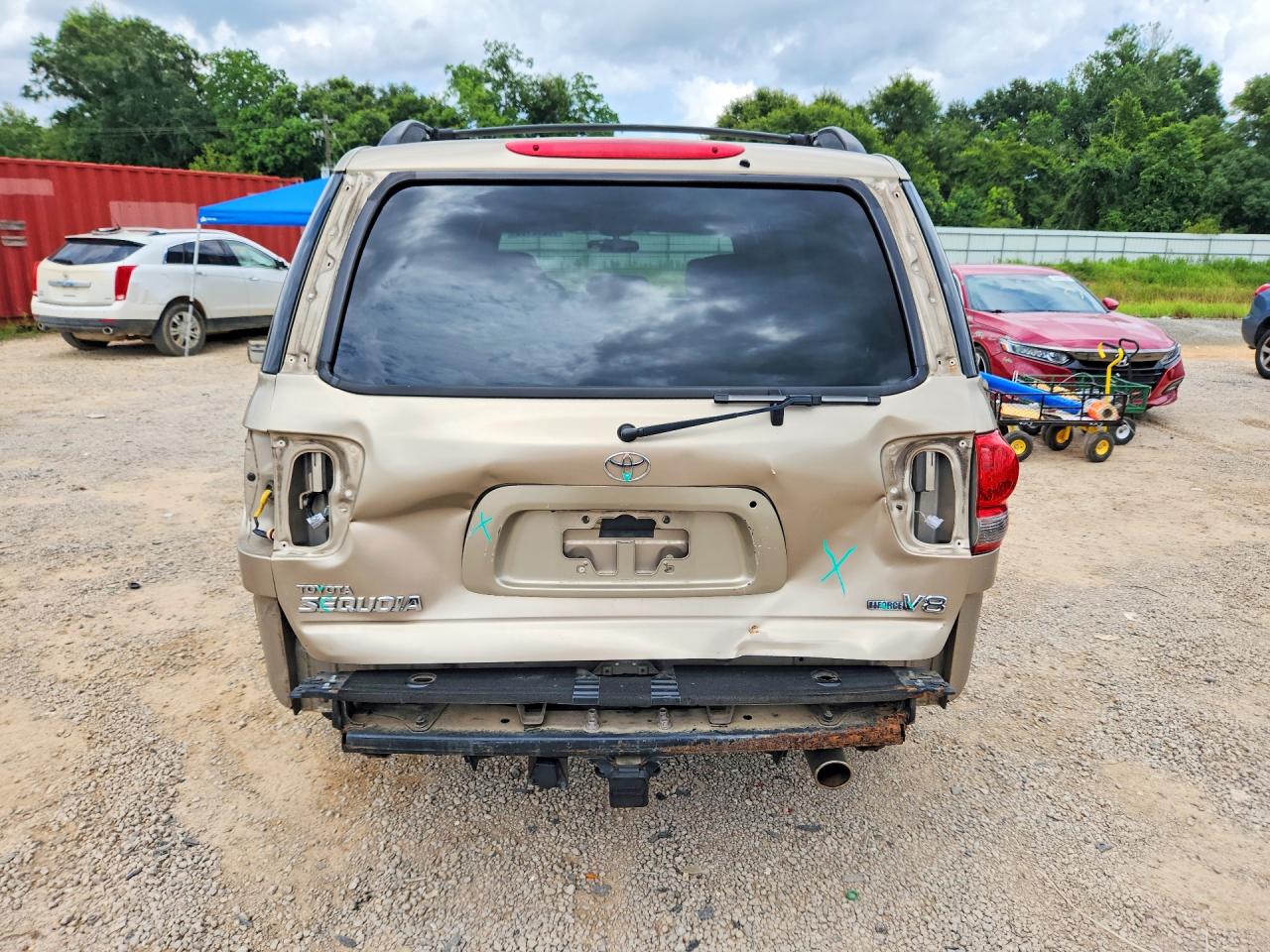 2007 Toyota Sequoia Sr5 Tan vin: 5TDZT34A07S290931