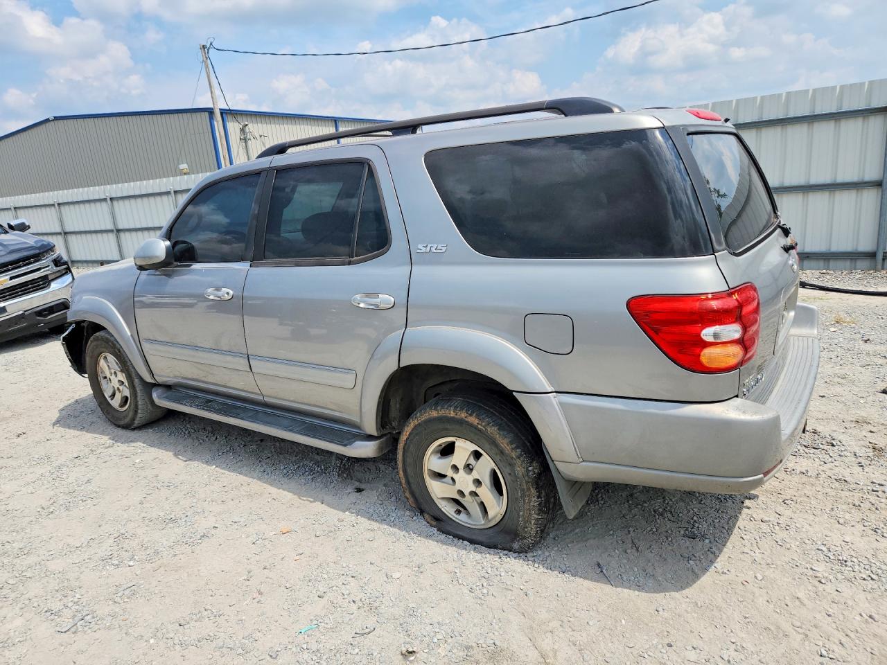2003 Toyota Sequoia Sr5 Silver vin: 5TDZT34A13S160909